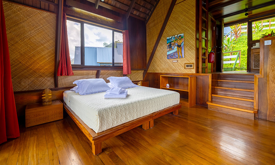 coin chambre dans le chalet Hanakee
