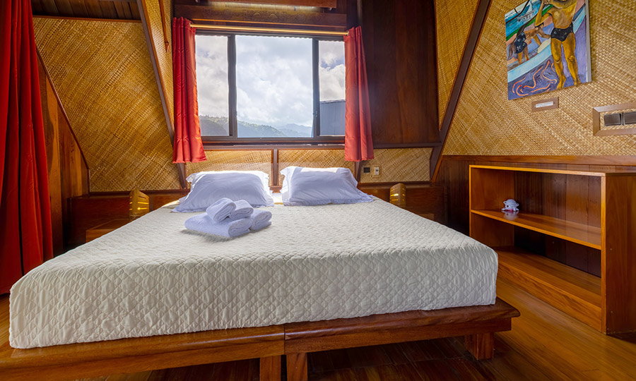 coin chambre dans le chalet Hanakee