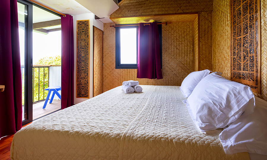 chambre privative dans le chalet Hanakee
