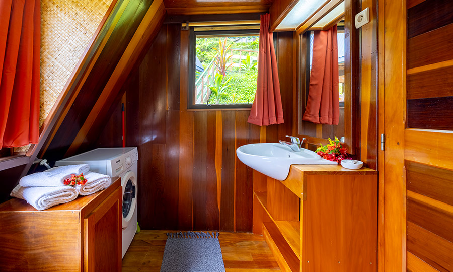Salle de bain à Hiva Oa